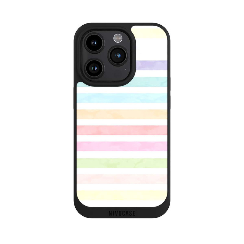 iPhone 15 Pro NIVOpure Rainbow Colorful Stripes