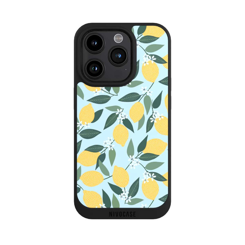 iPhone 15 Pro NIVOpure Zitronen-Thema