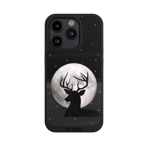 Apple iPhone 15 Pro NIVOpure Cerf et lune en argent