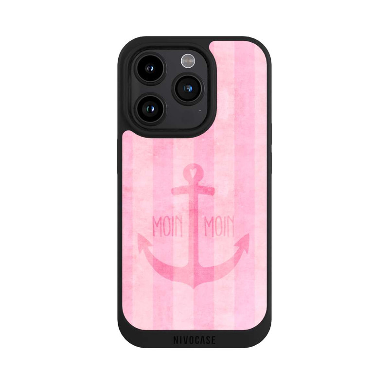iPhone 15 Pro NIVOpure Moin Moin Stripes Pink