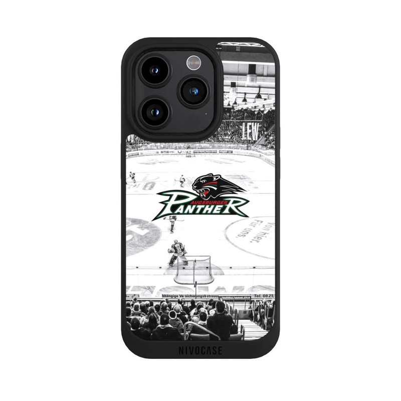 iPhone 15 Pro NIVOpure Augsburger Panther Équipe de hockey sur glace Blanc