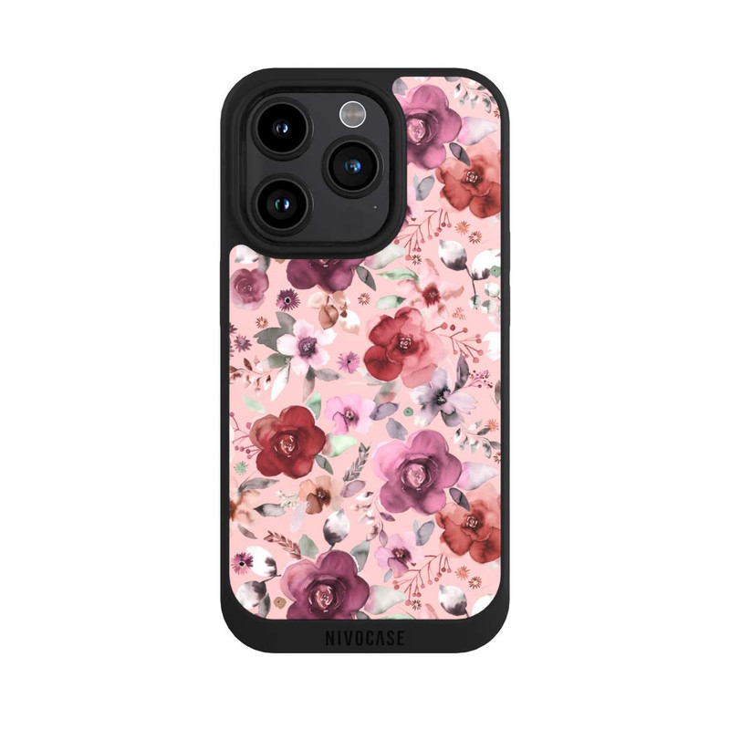 iPhone 15 Pro NIVOpure Bouquet Abondant Romance Rose