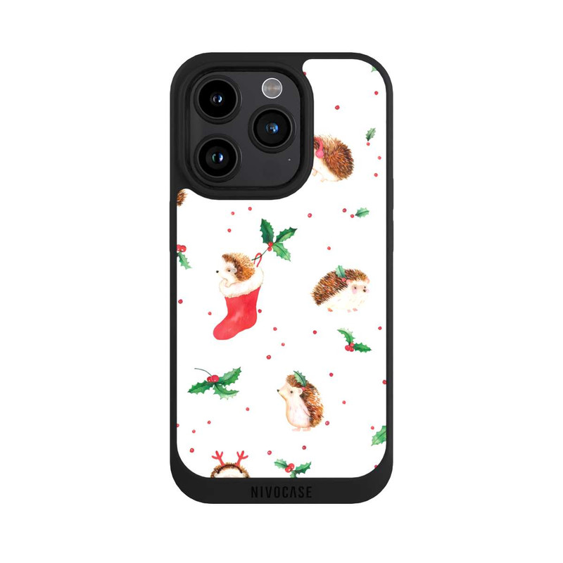 iPhone 15 Pro NIVOpure Christmas Cute Hedgehog