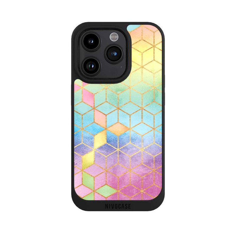 iPhone 15 Pro NIVOpure Regenbogenwürfel