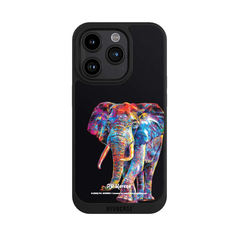 iPhone 15 Pro NIVOpure Elephant Art By P.D. Moreno