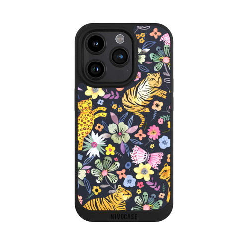 Apple iPhone 15 Pro NIVOpure Tigres &amp; Fleurs du Printemps