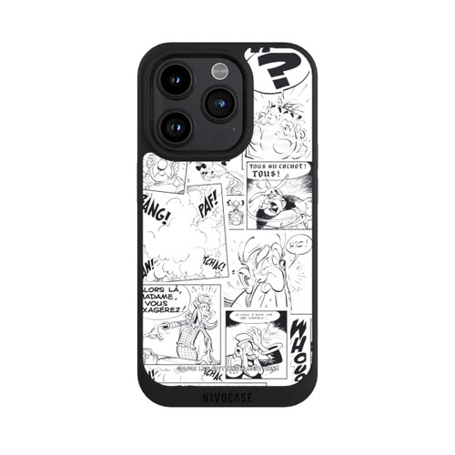 Apple iPhone 15 Pro NIVOpure BD Astérix Blanc &amp; Noir