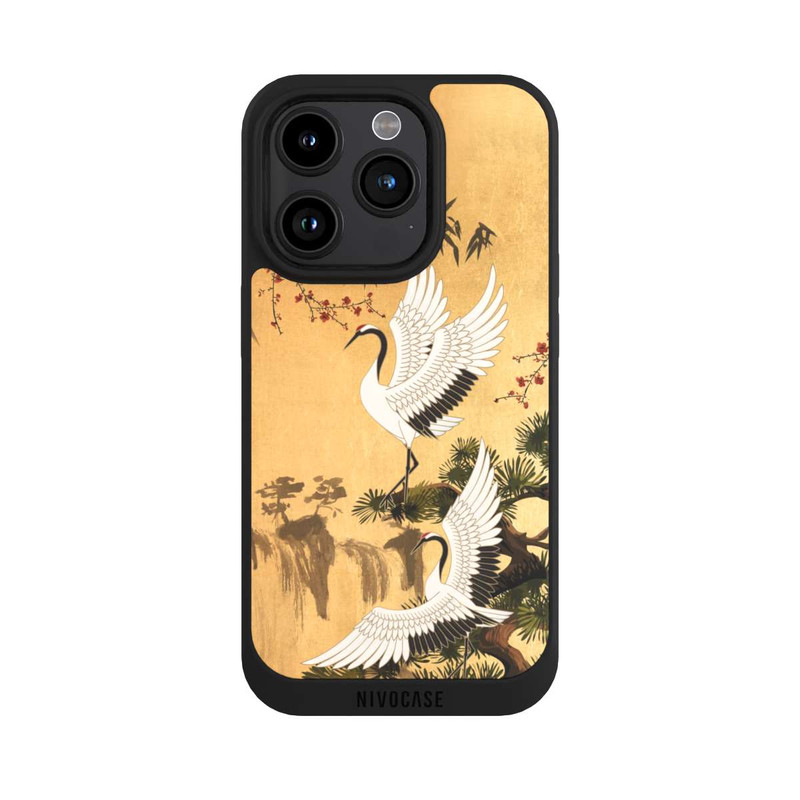 iPhone 15 Pro NIVOpure Grues Japonaises Or