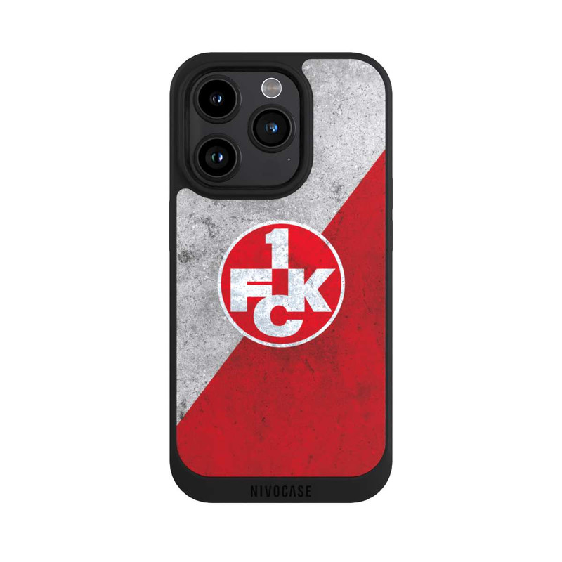 iPhone 15 Pro NIVOpure 1.FC Kaiserslautern-Beton Logo red