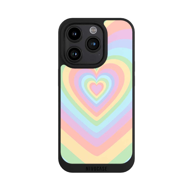 iPhone 15 Pro NIVOpure Rainbow Heart