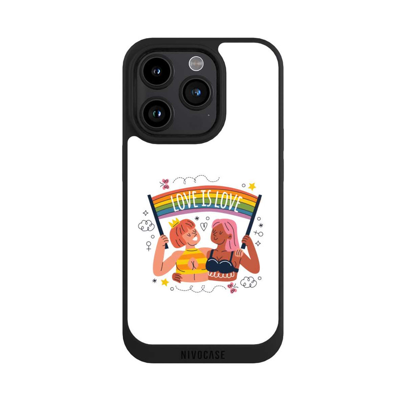 iPhone 15 Pro NIVOpure Love is Love Femmes