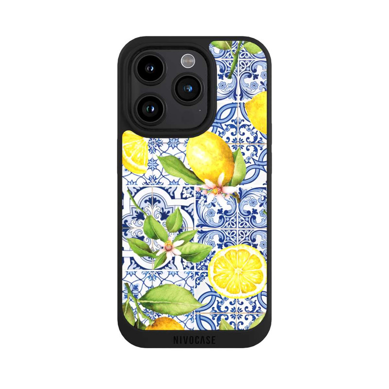 iPhone 15 Pro NIVOpure Greek lemon pattern