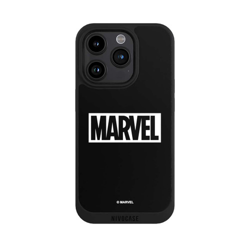 Apple iPhone 15 Pro NIVOpure Marvel Logo Black