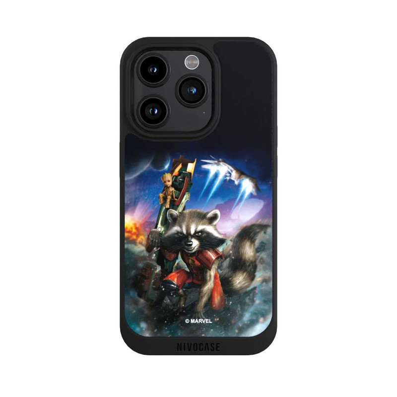 iPhone 15 Pro NIVOpure Rocket & Baby Groot Guardians Of The Galaxy