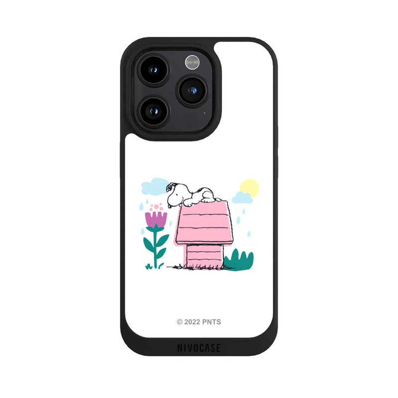 iPhone 15 Pro NIVOpure Snoopy Hundehütte Frühling