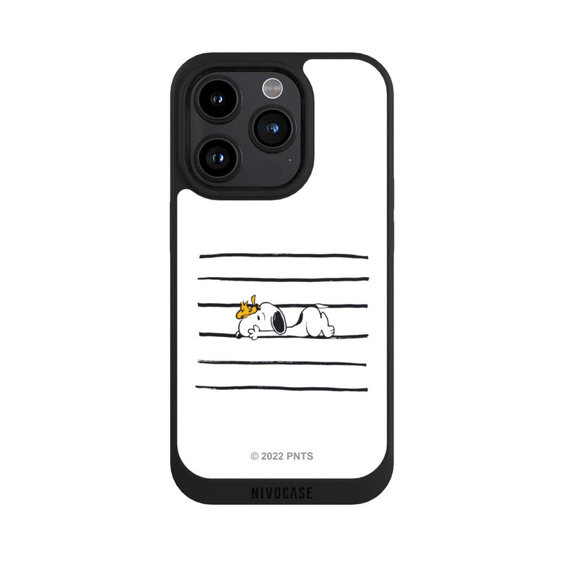 iPhone 15 Pro NIVOpure Snoopy Woodstock Stripes