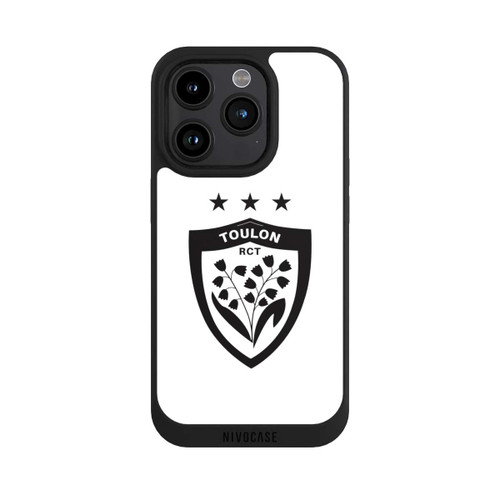 Apple iPhone 15 Pro NIVOpure RCT Blanc &amp; Noir