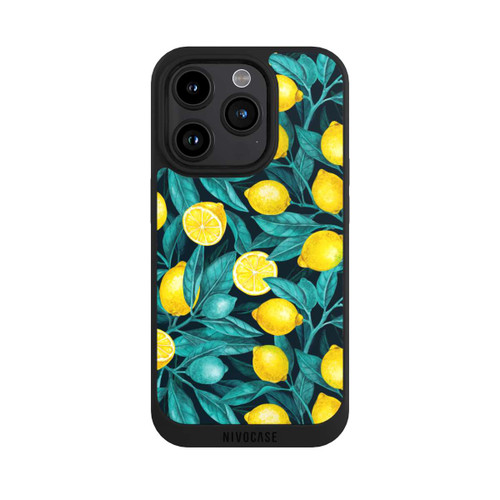 Apple iPhone 15 Pro NIVOpure Lemons And Leaves Dark