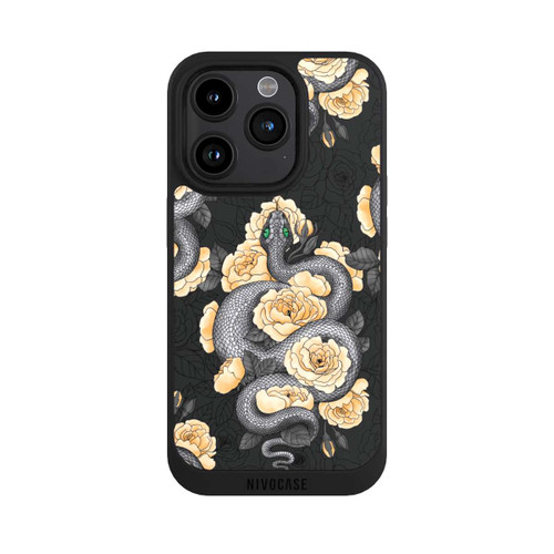 Apple iPhone 15 Pro NIVOpure Snake And Yellow Flower