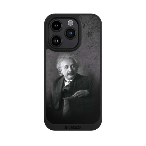 Apple iPhone 15 Pro NIVOpure Portrait d'un brillant physicien