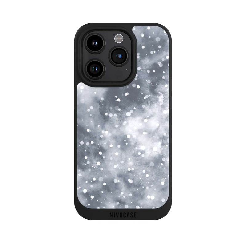 iPhone 15 Pro NIVOpure Abstrakter Winterschneehimmel
