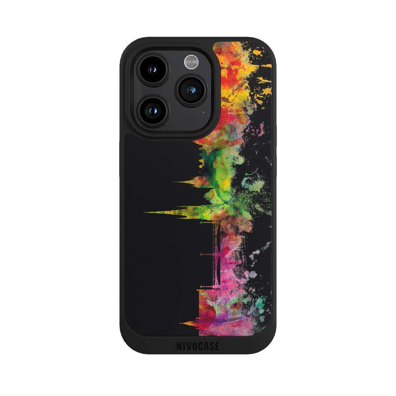 iPhone 15 Pro NIVOpure Stockholm Sweden Skyline Black