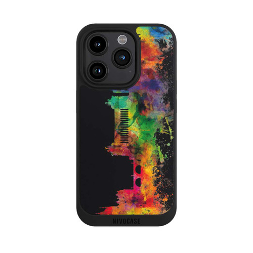 Apple iPhone 15 Pro NIVOpure Rome Italie Ligne d'horizon Noir