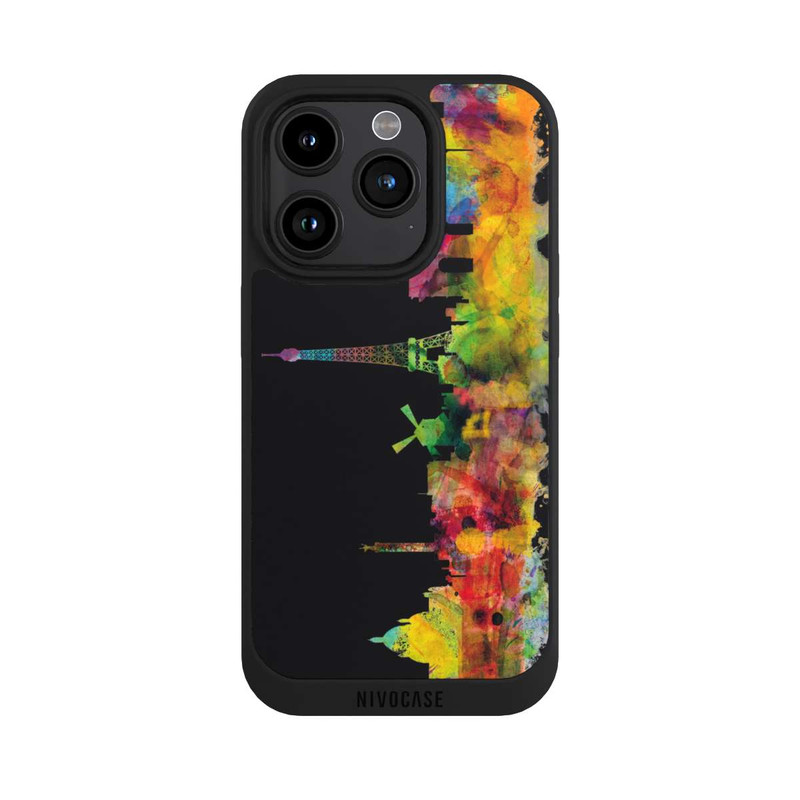 iPhone 15 Pro NIVOpure Paris France Skyline Black