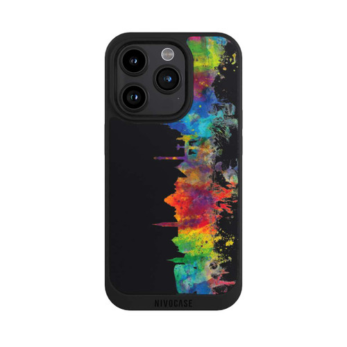 Apple iPhone 15 Pro NIVOpure Stuttgart Allemagne Ligne d'horizon noire