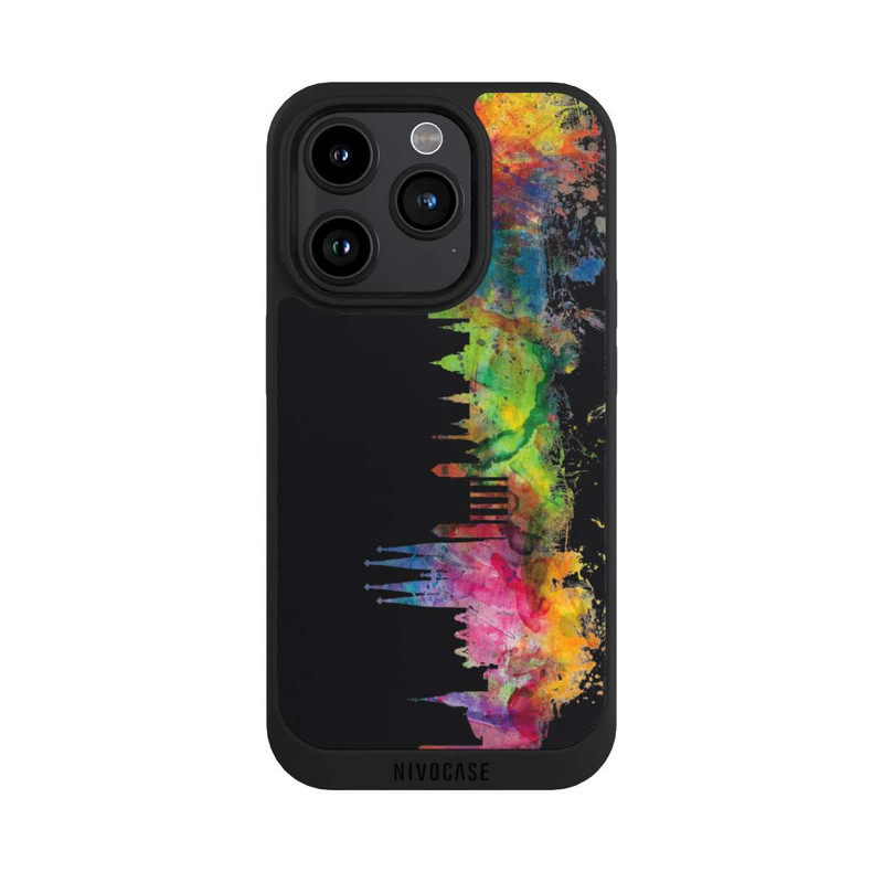 iPhone 15 Pro NIVOpure Barcelona Spain Skyline Black