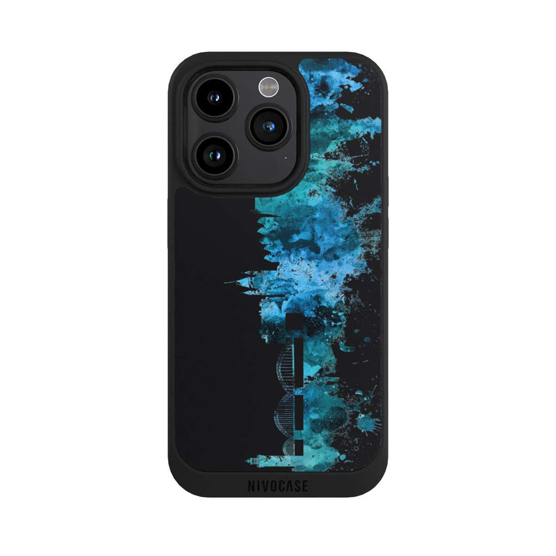 iPhone 15 Pro NIVOpure Cologne Skyline Blue