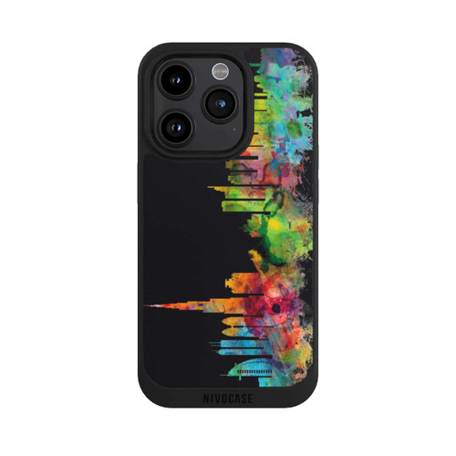 Apple iPhone 15 Pro NIVOpure Ligne d'horizon de Dubaï noire