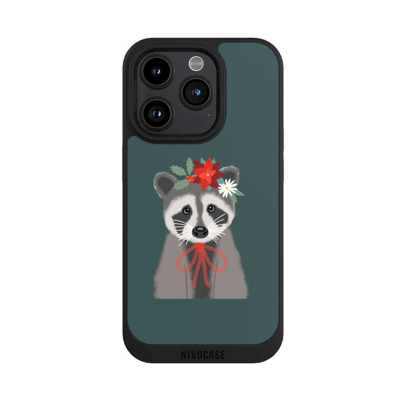 iPhone 15 Pro NIVOpure Holiday Raccoon