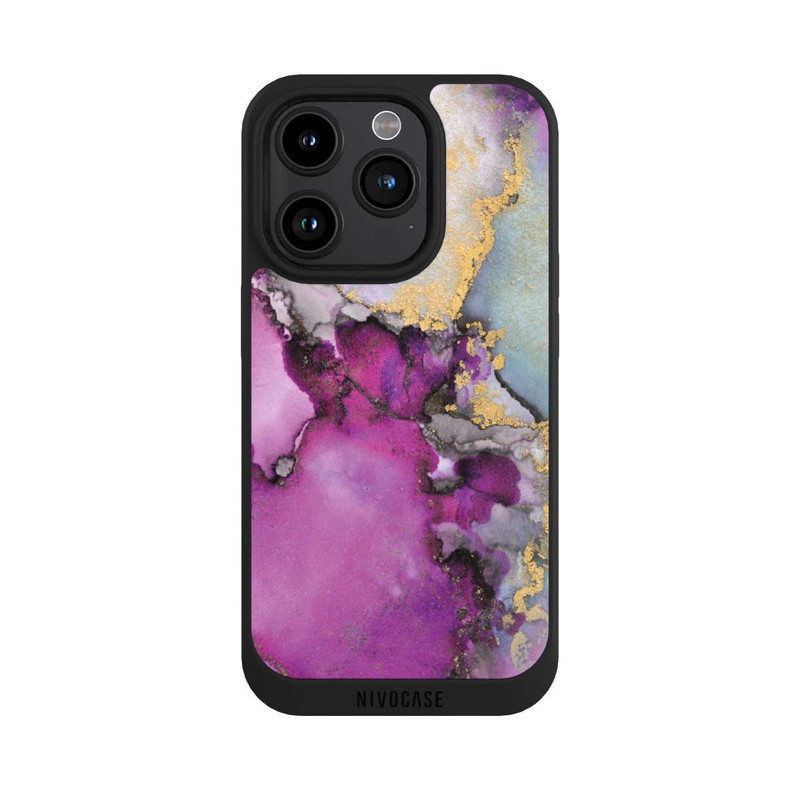 iPhone 15 Pro NIVOpure Alcohol Ink Art Pink