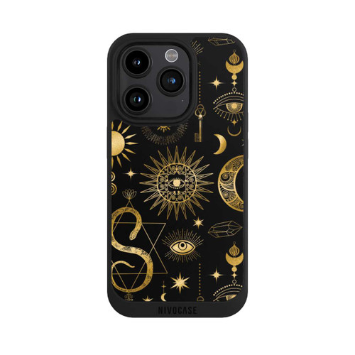 Apple iPhone 15 Pro NIVOpure Soleil et Lune Célestes Steampunk