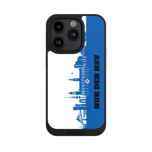 Apple iPhone 15 Pro NIVOpure HSV Skyline Blau Weiß