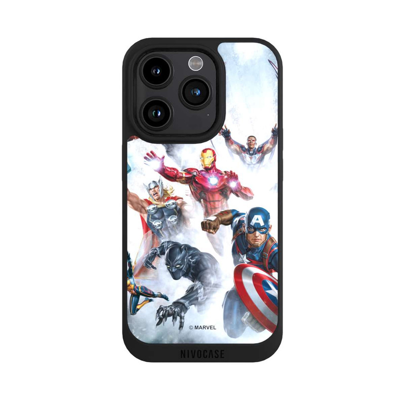 iPhone 15 Pro NIVOpure Les Avengers vous sautent dessus