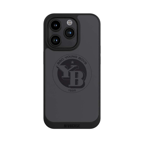 Apple iPhone 15 Pro NIVOpure BSC YB Logo Gris