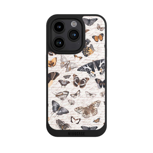 Apple iPhone 15 Pro NIVOpure Motif papillon bohème