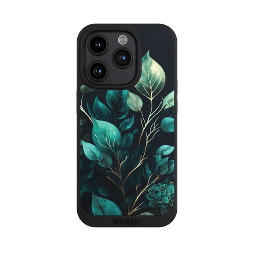 Apple iPhone 15 Pro NIVOpure Eucalyptus Fond Sombre