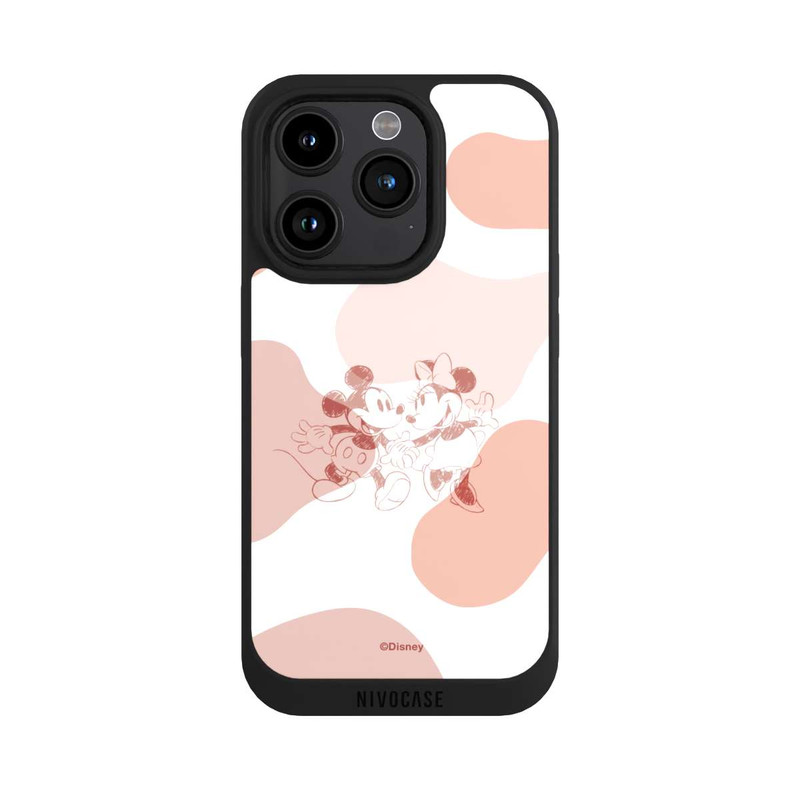 iPhone 15 Pro NIVOpure Micky and Minnie halten händchen Boho
