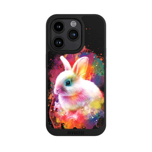 Apple iPhone 15 Pro NIVOpure Lapin joyeux noir