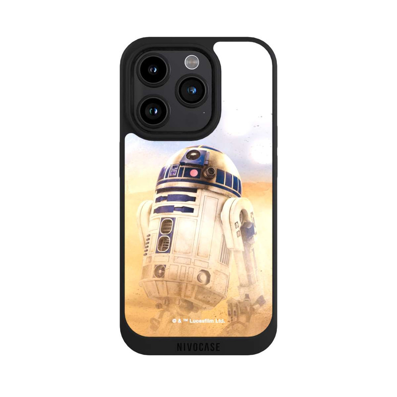 iPhone 15 Pro NIVOpure R2D2 dans le désert