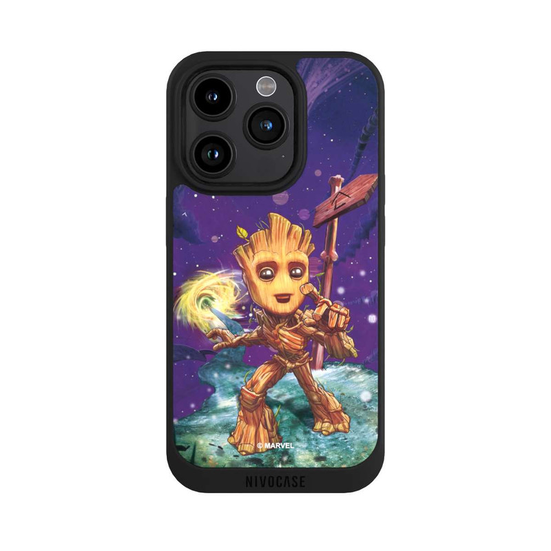 iPhone 15 Pro NIVOpure Baby Groot Galaxy Touch