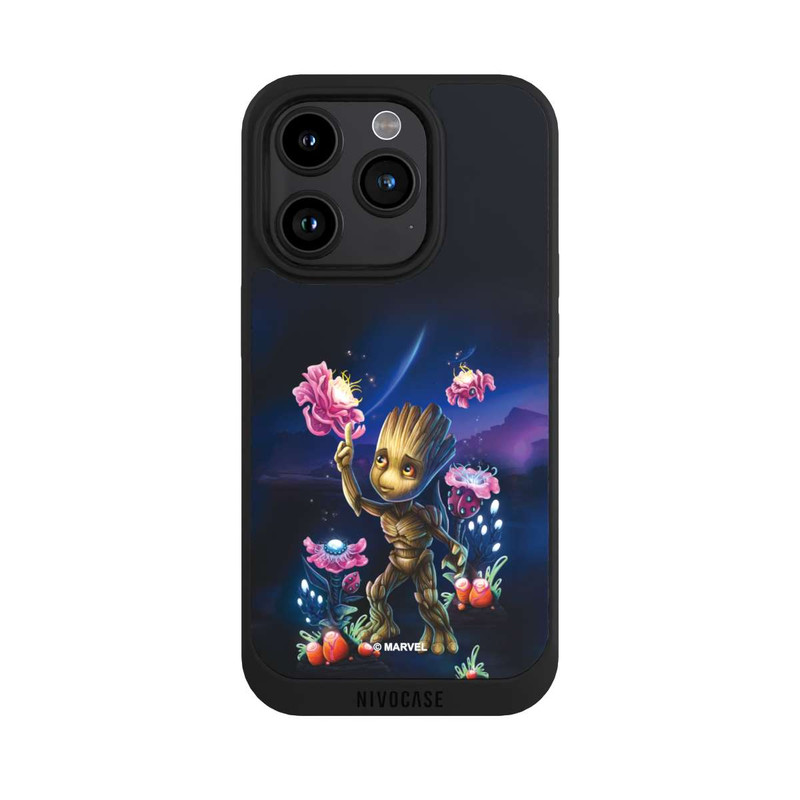 iPhone 15 Pro NIVOpure Baby Groot Blumen