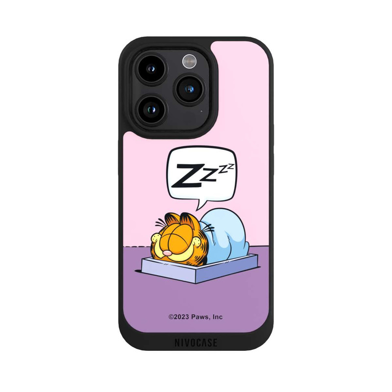 iPhone 15 Pro NIVOpure Garfield Nap Attack Pink 