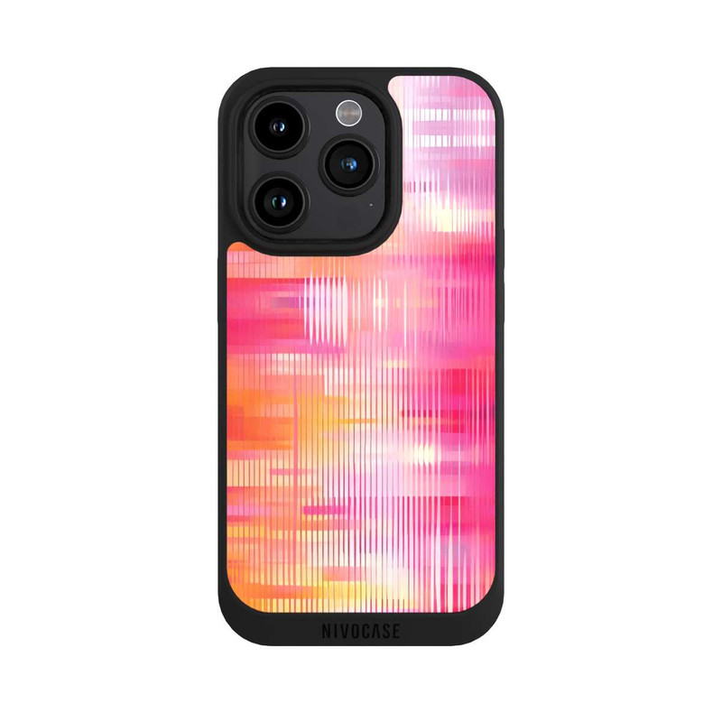 iPhone 15 Pro NIVOpure Glitch Rose Orange