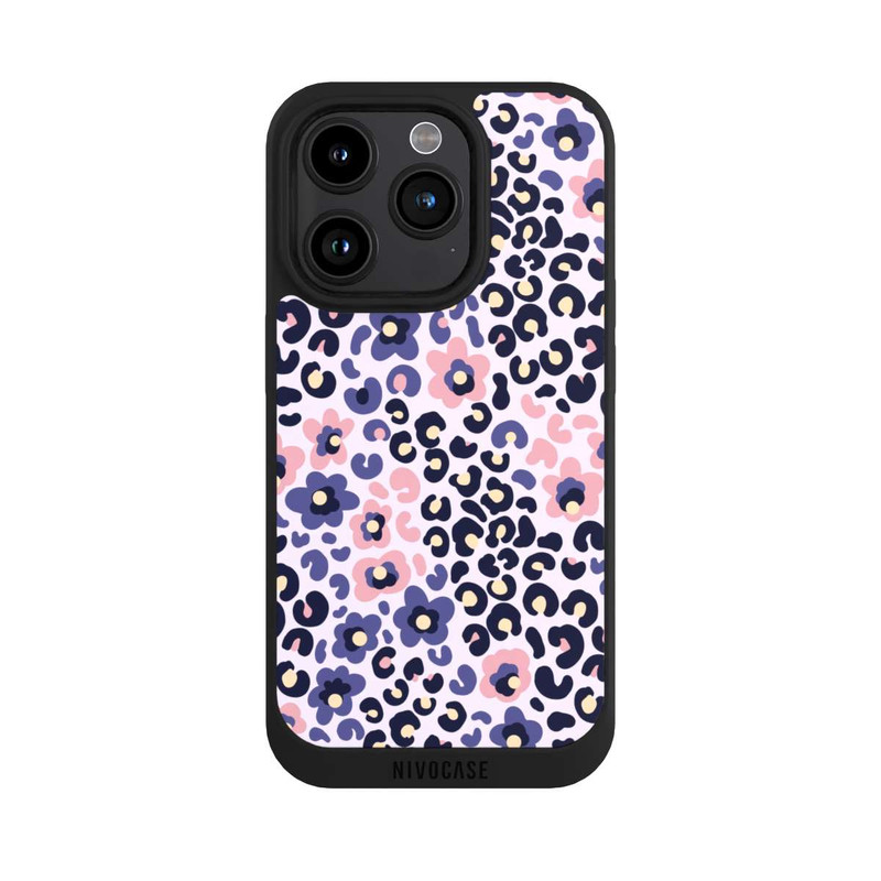 iPhone 15 Pro NIVOpure Peau d'animal avec des fleurs 1