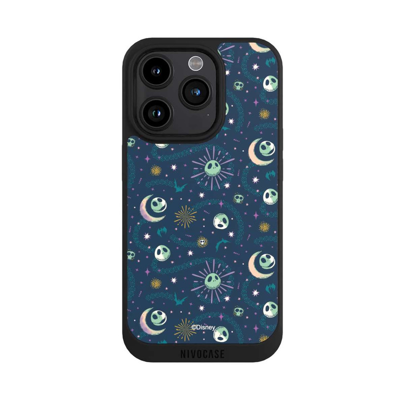 iPhone 15 Pro NIVOpure Nightmare Before Christmas Jack Skellington Pattern Moon