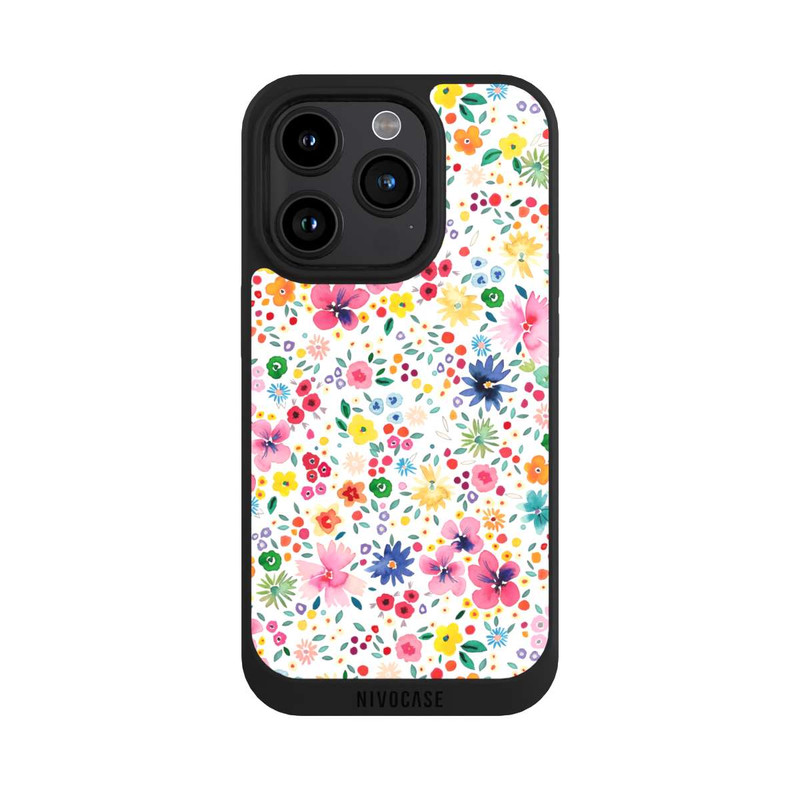 iPhone 15 Pro NIVOpure Millefleurs Pink Spring Garden
